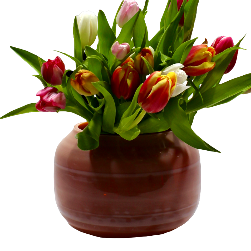 Dekocandle Vase Potpourri Grand Orange