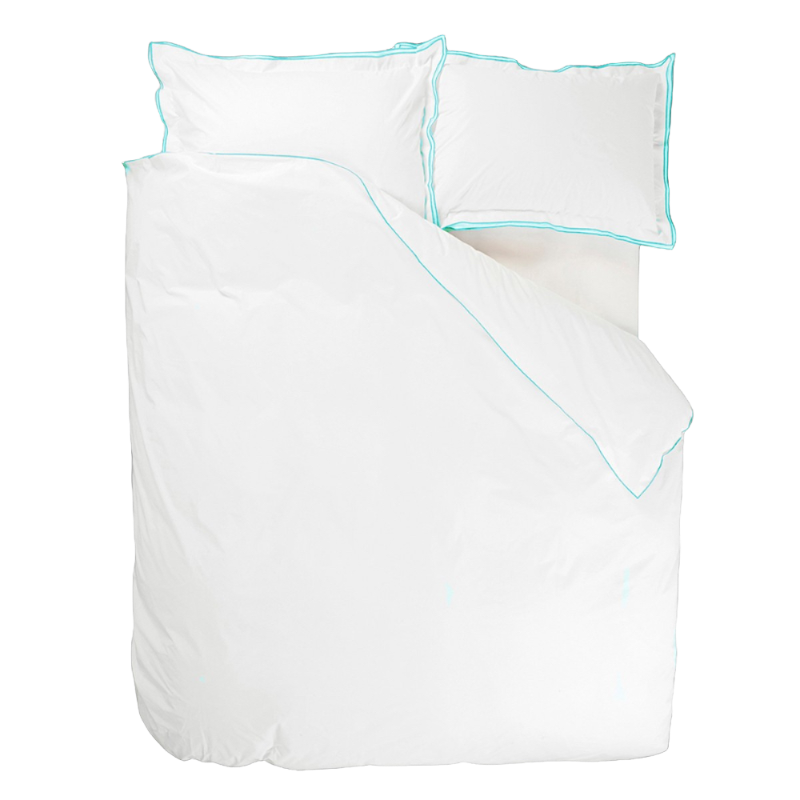 Designers Guild Astor Aqua Bleu Parure de lit 65 x 65 cm