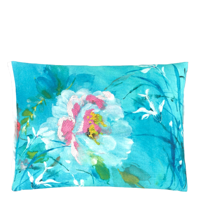 Designers Guild Coussin Avelli Turquoise Bleu