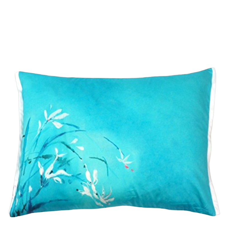 Designers Guild Coussin Avelli Turquoise Bleu