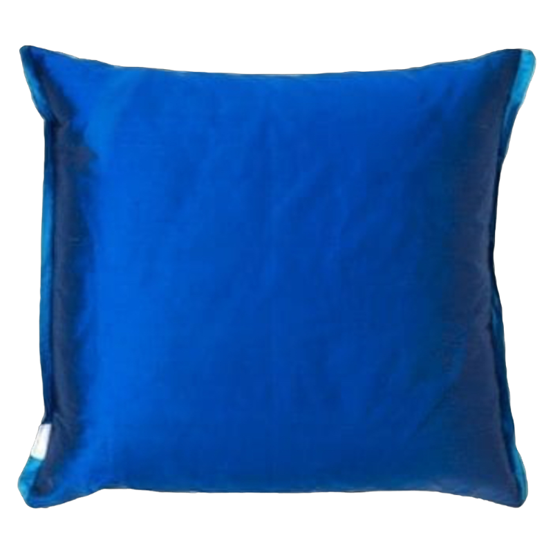Designers Guild Coussin Nilamana bleu cobalt vert
