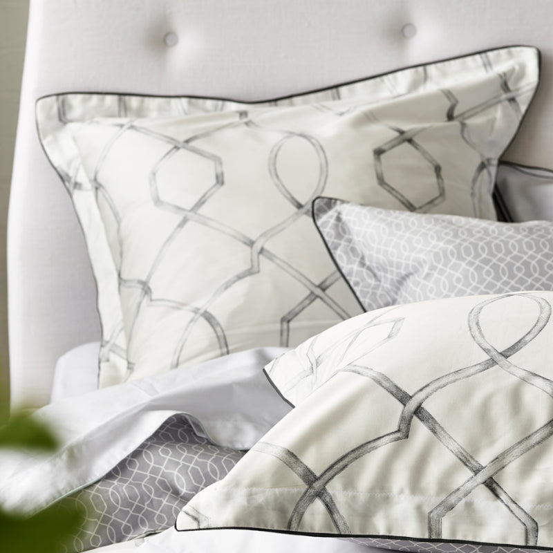 Designers Guild Rabeschi Graphite Gris linge de lit