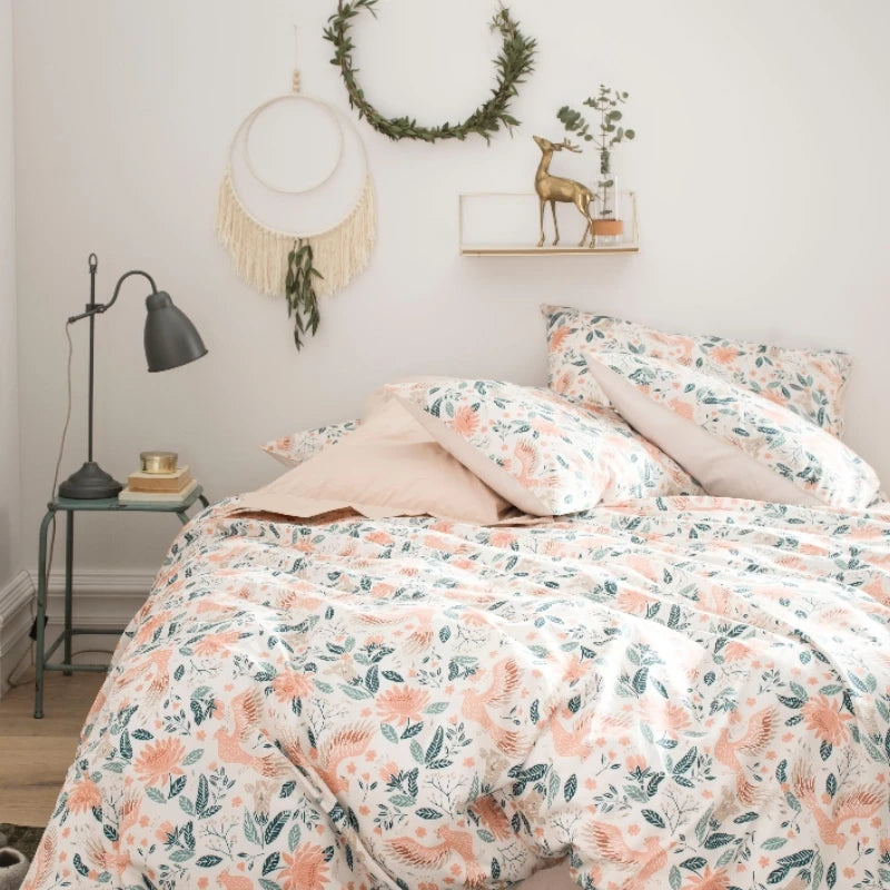 Essix Fabuleuse Rose Parure de lit 65 x 65 cm