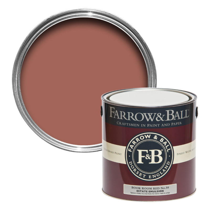 Farrow & Ball Couleurs Farrow Ball Book Room Red 50