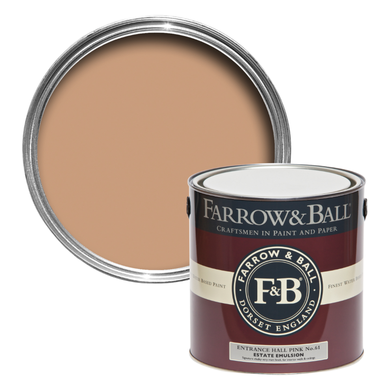 Farrow & Ball Couleurs Farrow Ball Entrance Hall Pink 61