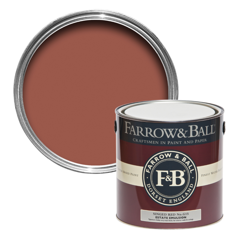 Farrow & Ball Farrow Ball couleurs Singed Red G 15