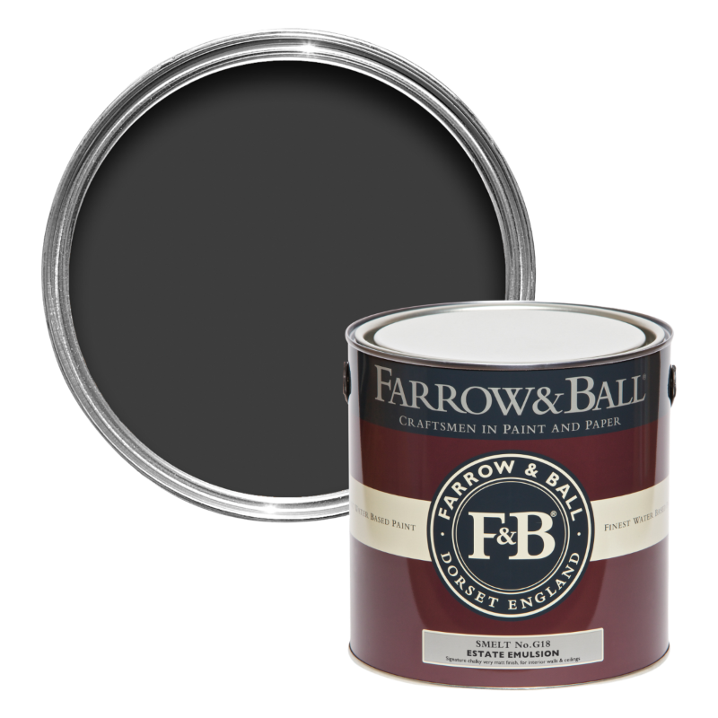 Farrow & Ball Peintures Farrow Ball Smelt Black G 18