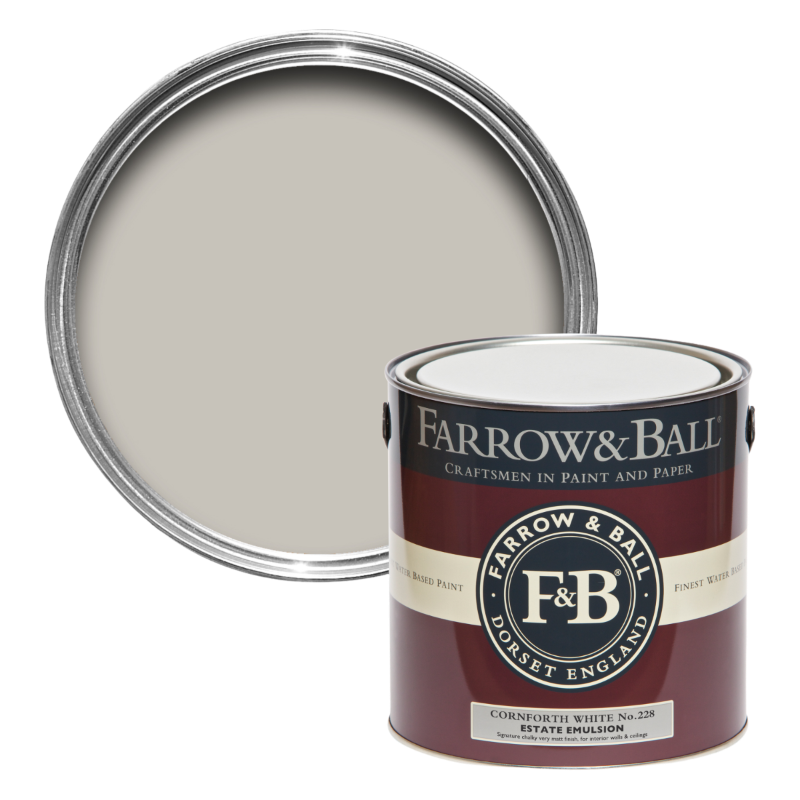 Farrow & Ball Farrow Ball Couleurs Beige Gris Cornforth White 228