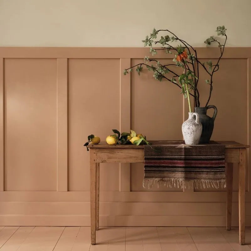 Farrow & Ball Farrow Ball couleurs Kelly Wearstler rouge rose Faded Terracotta CC 8