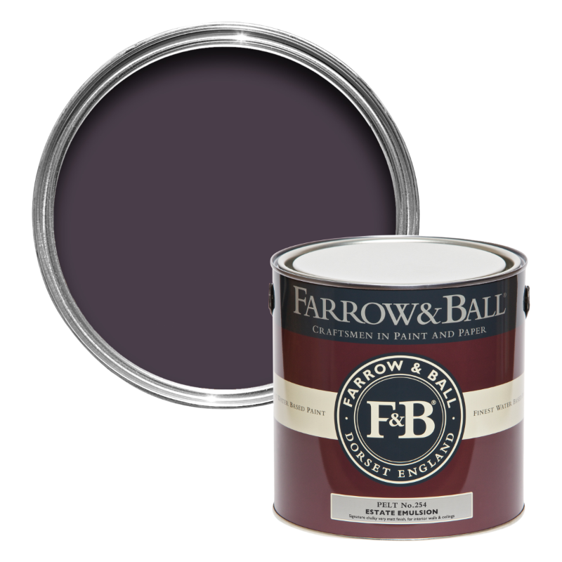 Farrow & Ball Farrow Ball Couleurs Aubergine Violet Pelt 254