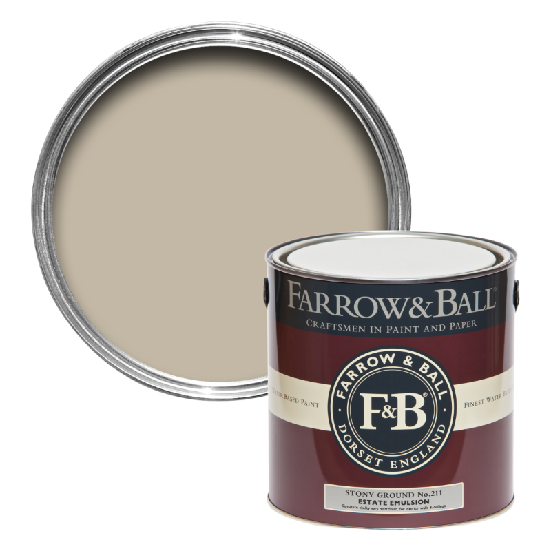 Farrow & Ball Farrow Ball Couleurs Beige Blanc Clair Stony Ground 211