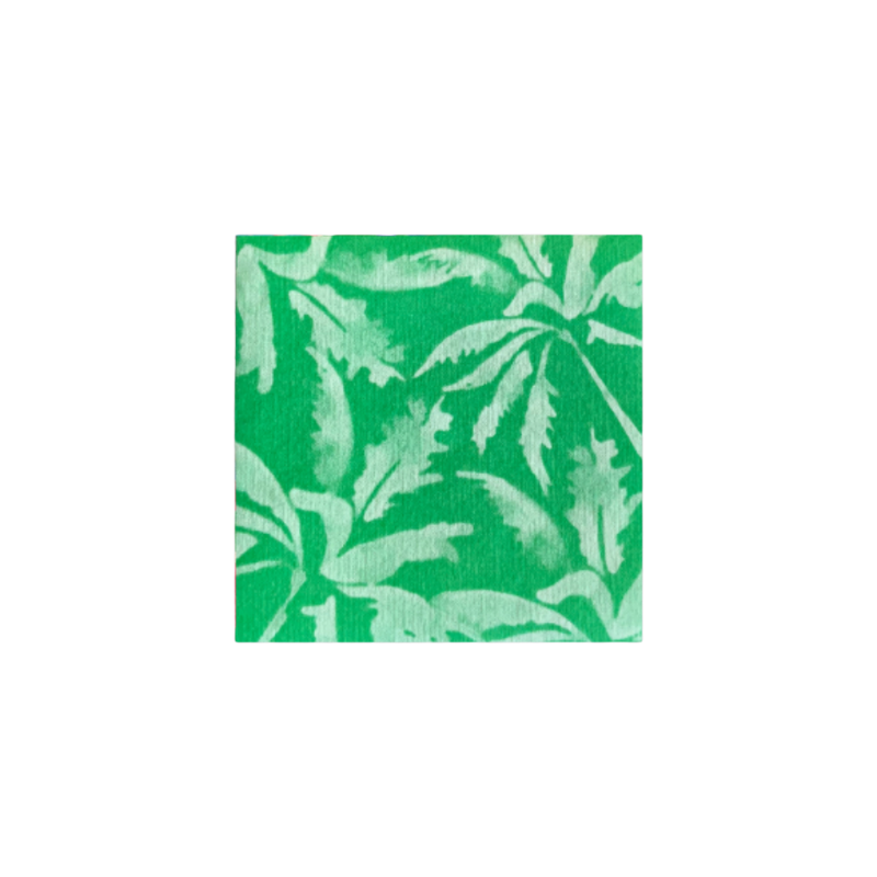 Francoise Paviot Serviette Cocktail Serviette en papier Beach Vert