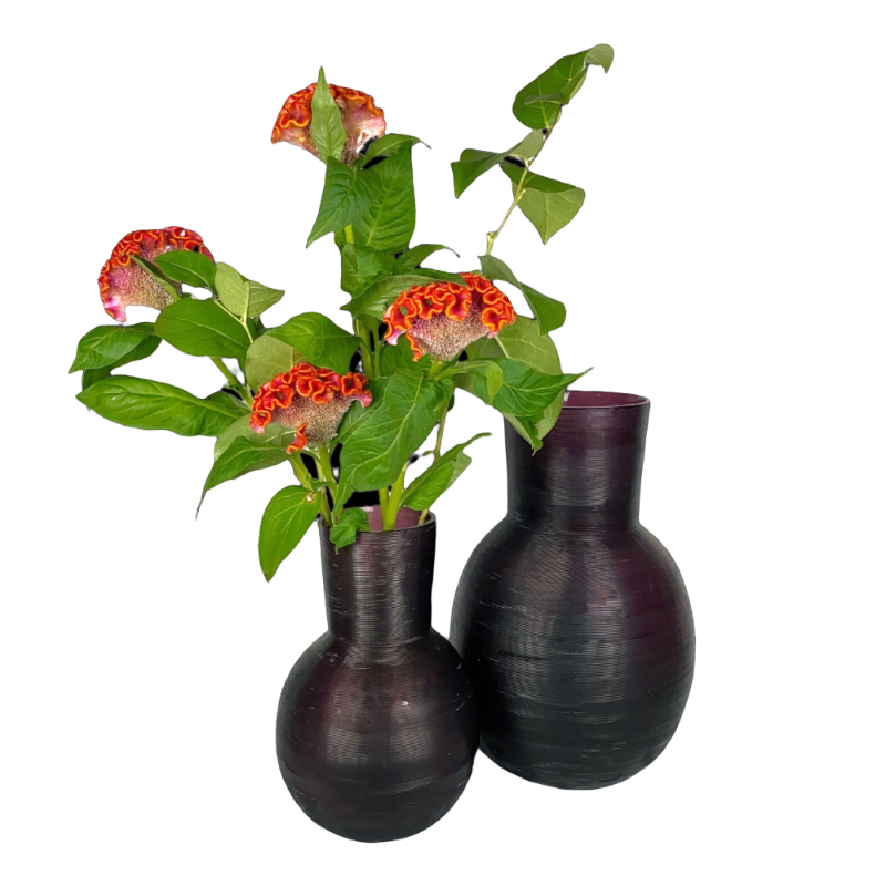 Guaxs Vase Yeola Amethyst Violet L