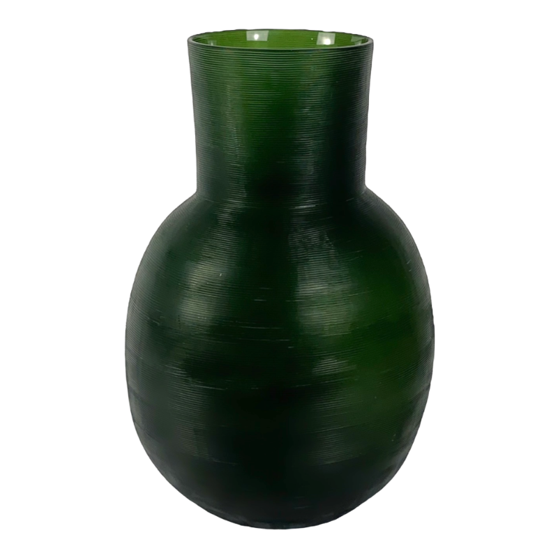 Guaxs Vase Yeola Black Steelgrey Vert foncé L
