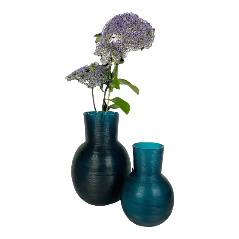 Guaxs Vase Yeola Petrol Turquoise M