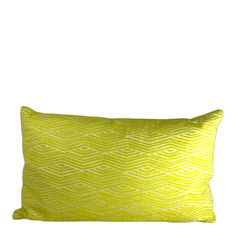 Iosis Coussin Vert Pastel Zick Zack