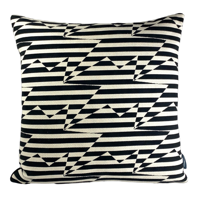 Kirkby Eley Kishimoto Zig Zag Birds Coussin 50 x 50 cm