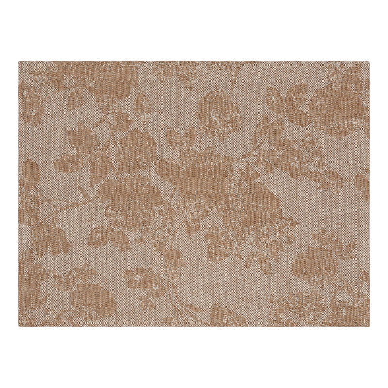 Le Jacquard Francais set de table tissu Casual Noisette marron beige