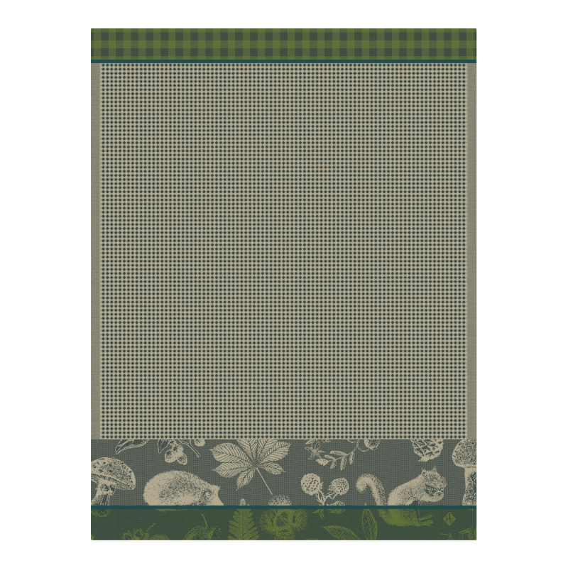 Le Jacquard Francais Torchon Dans Les Bois Sapin Vert