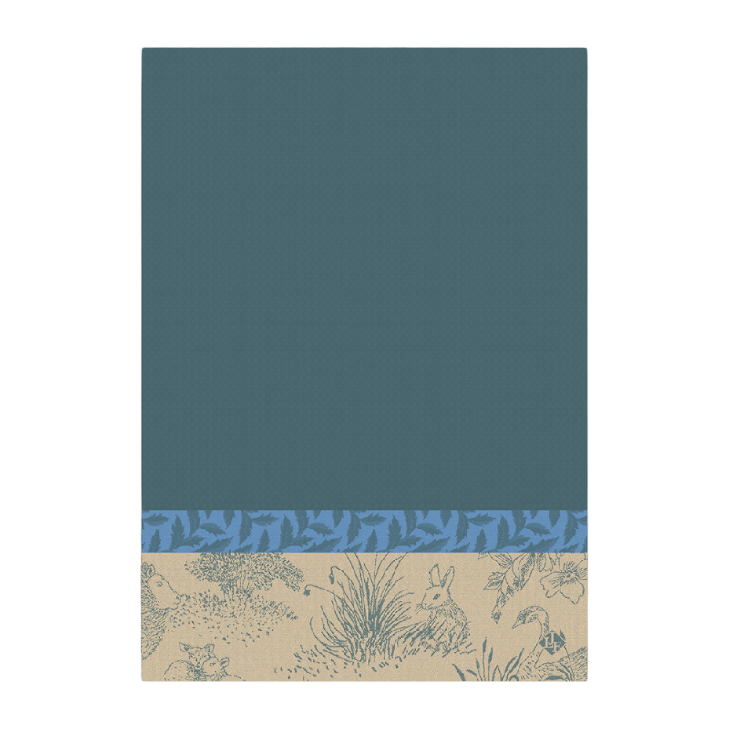 Le Jacquard Francais Torchon Josephine Myosotis Bleu