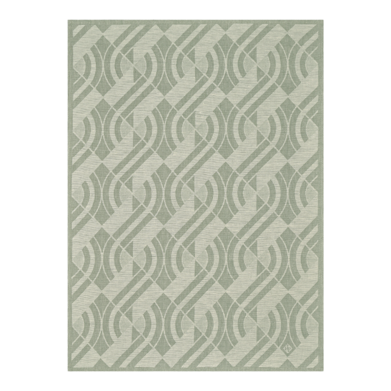 Le Jacquard Francais Torchon à vaisselle Linge Neo Emeraude Vert