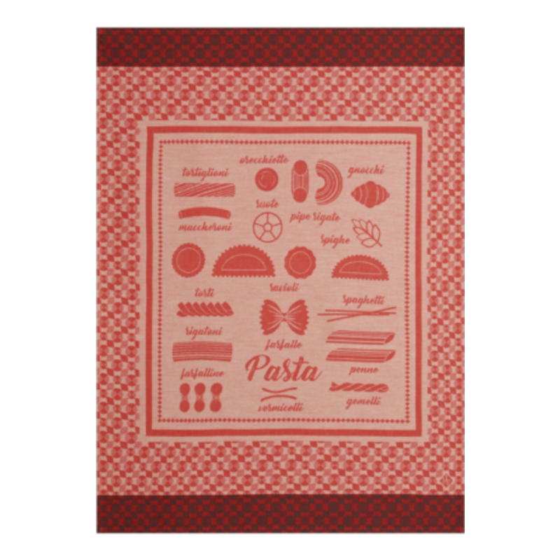 Le Jacquard Francais Torchon Pasta Tomate