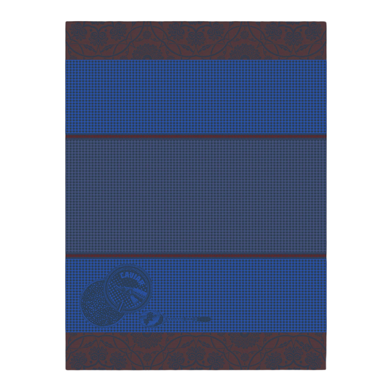 Le Jacquard Francais torchon Tsar Beluga bleu