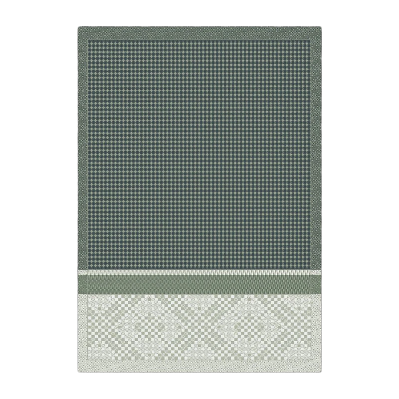 Le Jacquard Francais Torchon Essentiel Graphique Nature Vert