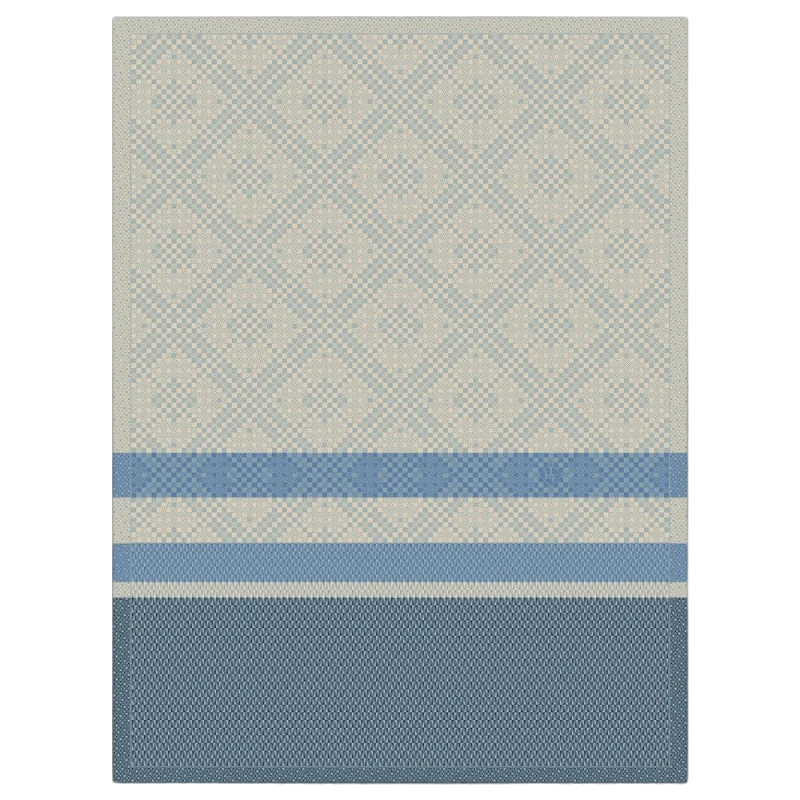 Le Jacquard Francais Torchon Essentiel Graphique Ciel Bleu