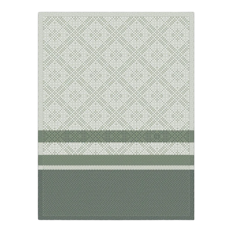 Le Jacquard Francais Torchon Essentiel Graphique Nature Vert