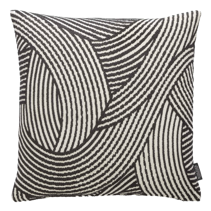 Rohleder Home Collection Coussin Zen Zen Garden Noir Blanc