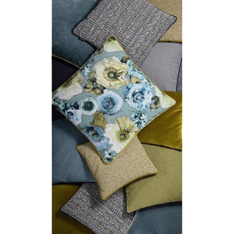 Rohleder Home Collection Coussin Jacky O Jaune Vert