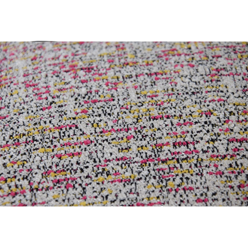 Rohleder Home Collection Coussin Jacky O Rouge Rose Jaune