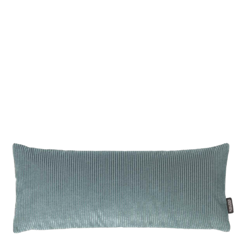 Rohleder Home Collection Coussin Lounge Velours pétrole turquoise