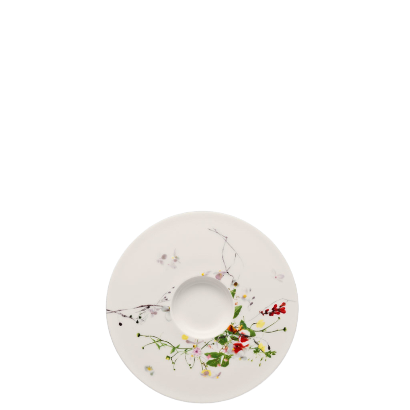 Rosenthal Fleurs Sauvages Vaisselle Porcelaine Sous-tasse à cappuccino