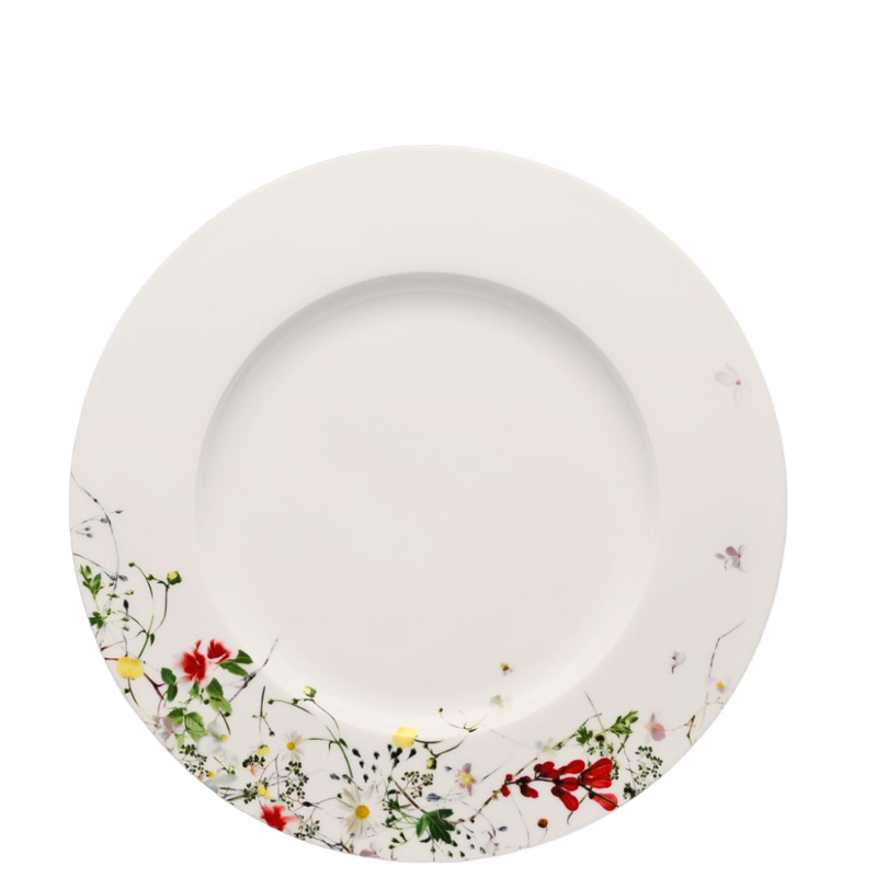 Rosenthal Fleurs Sauvages Vaisselle Porcelaine Assiette plate 28 cm Drapeau