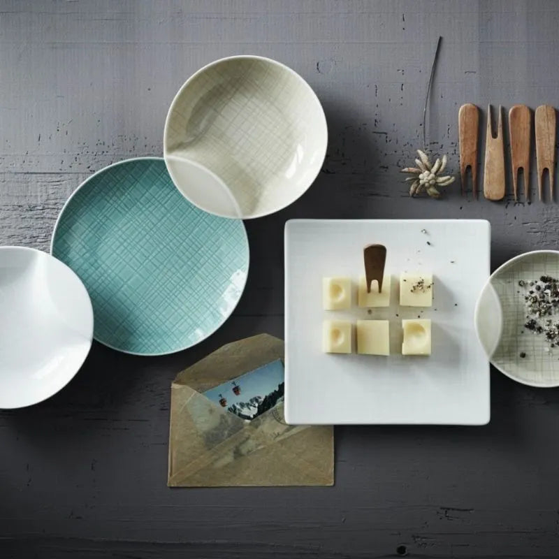Rosenthal Vaisselle Porcelaine Assiette Mesh Aqua 21 cm