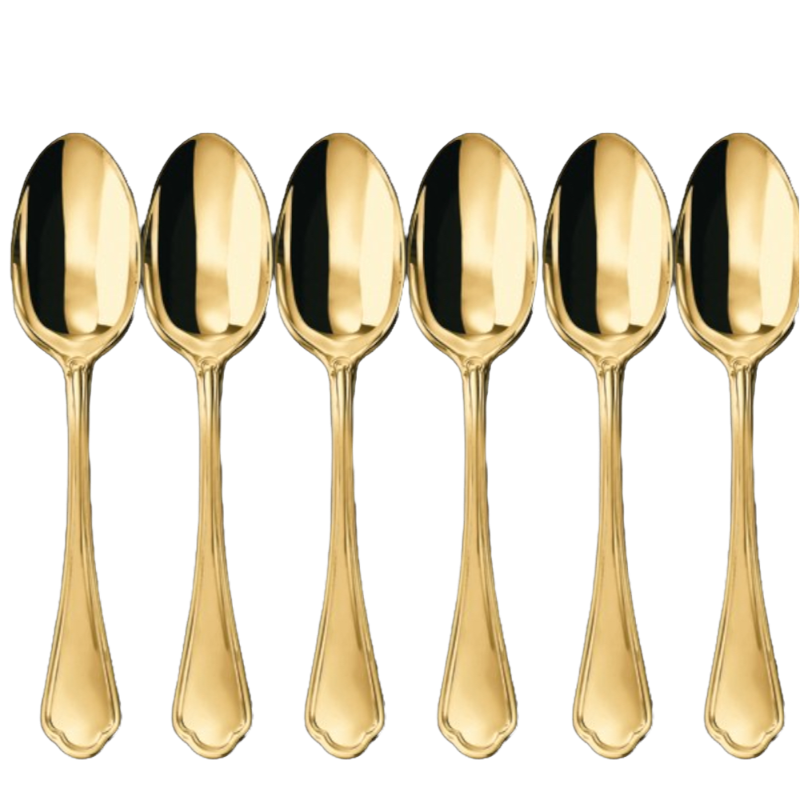 Sambonet Baguette Gold Cuillère à espresso Cuillère à moka