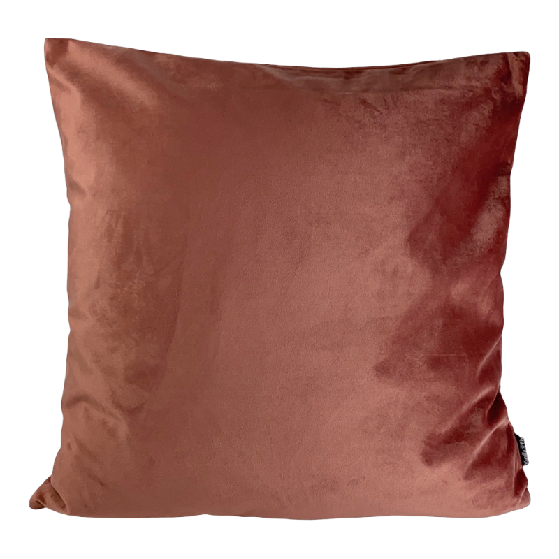 VanillaFly Coussin Rhubarbe Rouge Rose Velvet