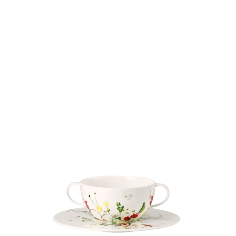 Rosenthal Fleurs Sauvages Vaisselle Porcelaine Soucoupe de soupe