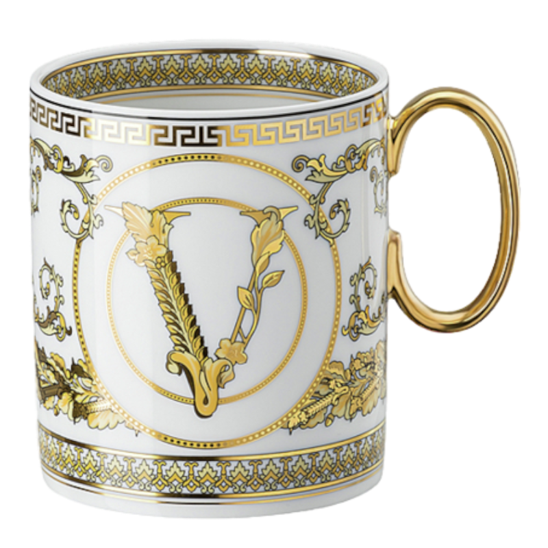 Versace By Rosenthal Vaisselle Virtus Gala White Mug