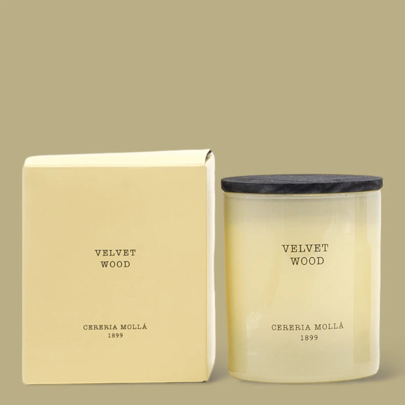 5540 Velvet Wood Bougie parfumée 230g Cereria Molla 1899