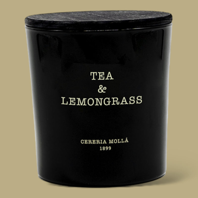 Bougie au thé et à la citronnelle Cereria Molla