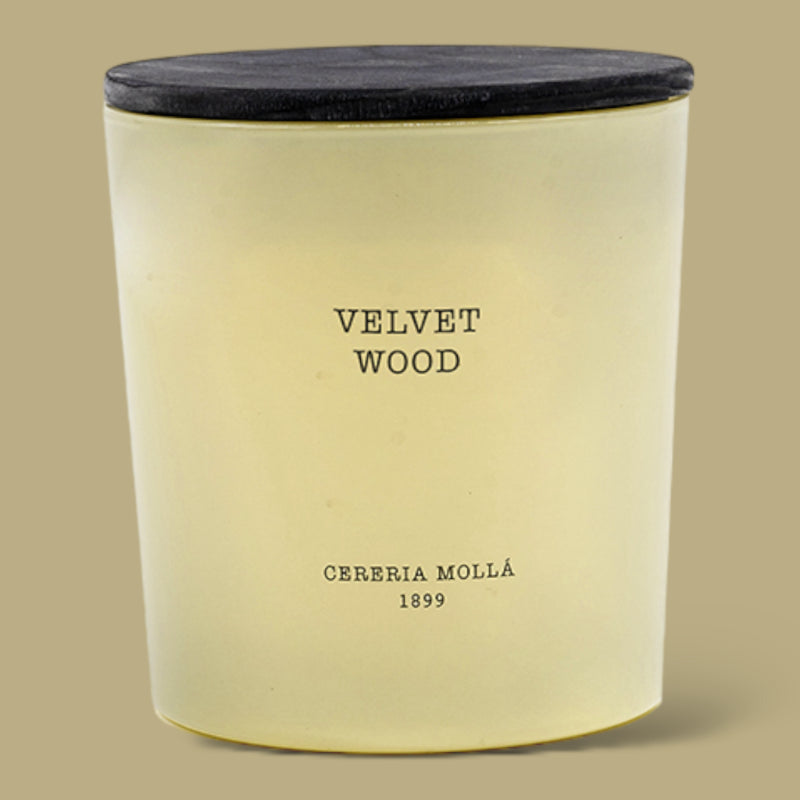 Bougie Velvet Wood Cereria Molla