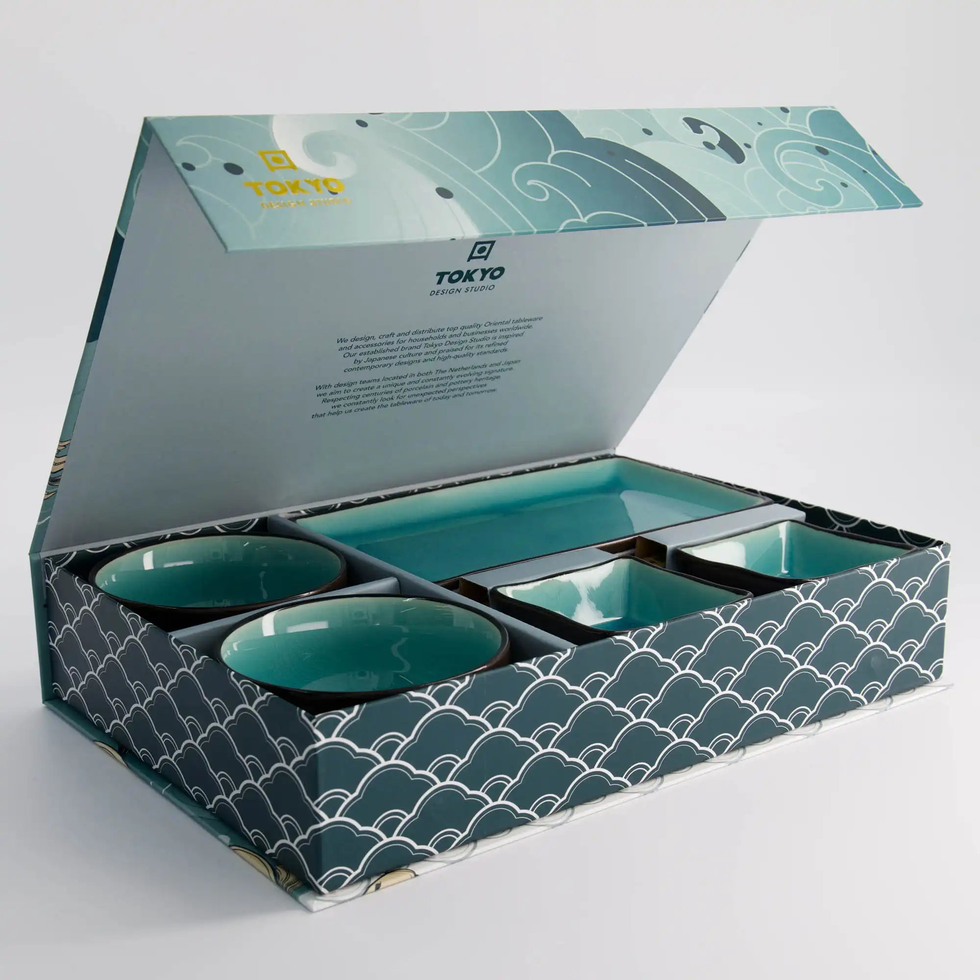 Glassy turquoise Set cadeau Tokyo Design Studio