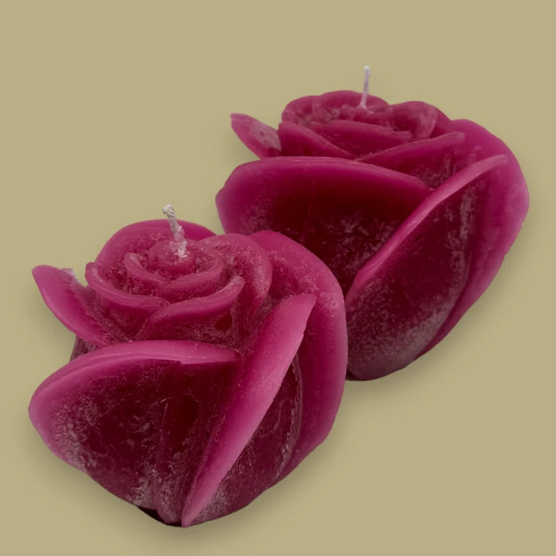 Dekocandle Bougie rose moyenne Fuchsia C40937