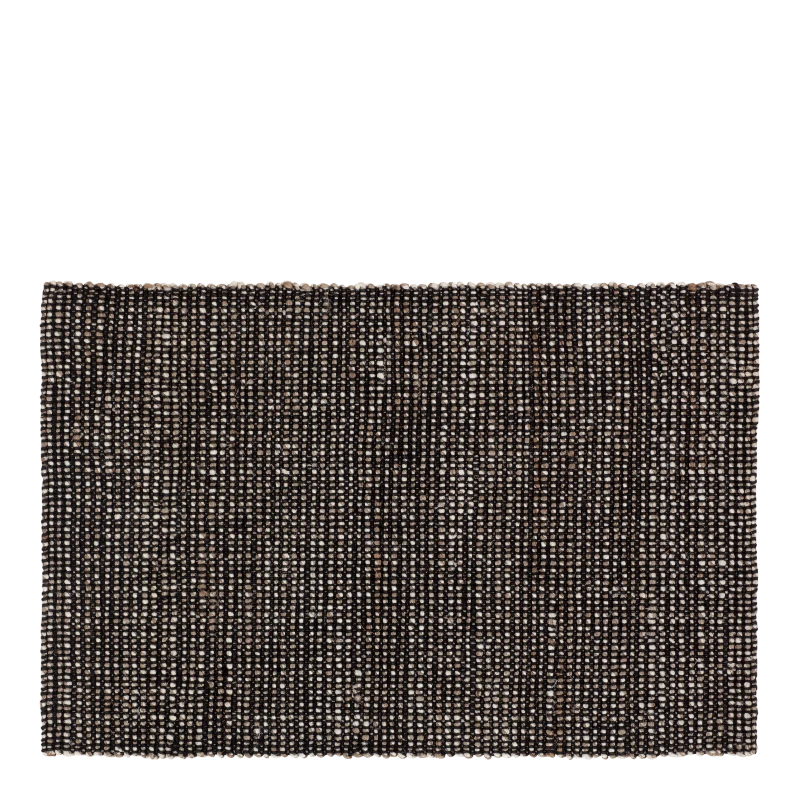 Dixie Fussmatte Jute 37766 Filip Black Melange 60x90cm