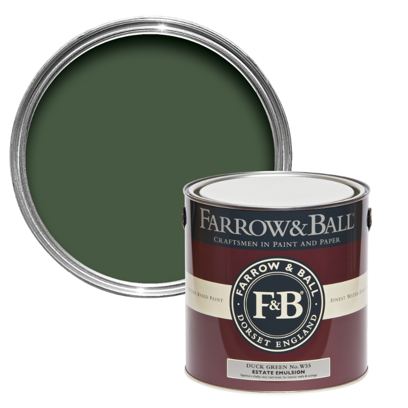 Farrow & Ball Farrow Ball couleurs vert Duck Green W 55