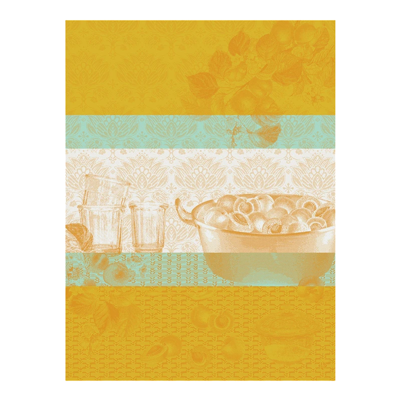 Torchon Le Jacquard Francais Confitures Abricots Soleil 29327