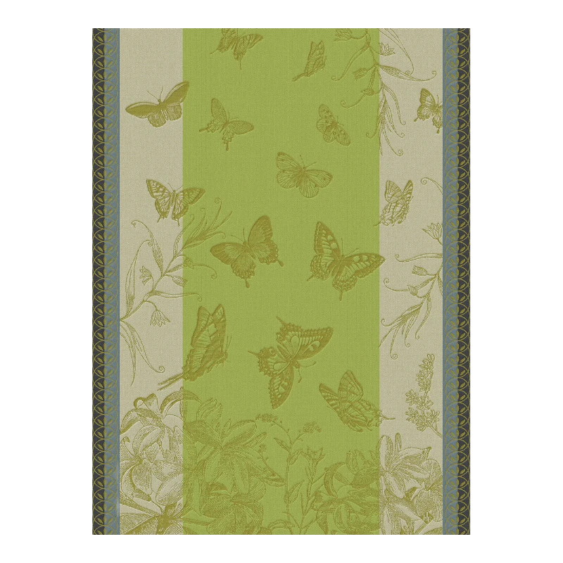 Torchon Le Jacquard Francais Jardin Des Papillons Succulente 29498